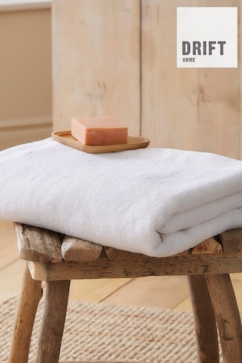 Drift Home White Abode Eco Towel (731305) | £17 - £27