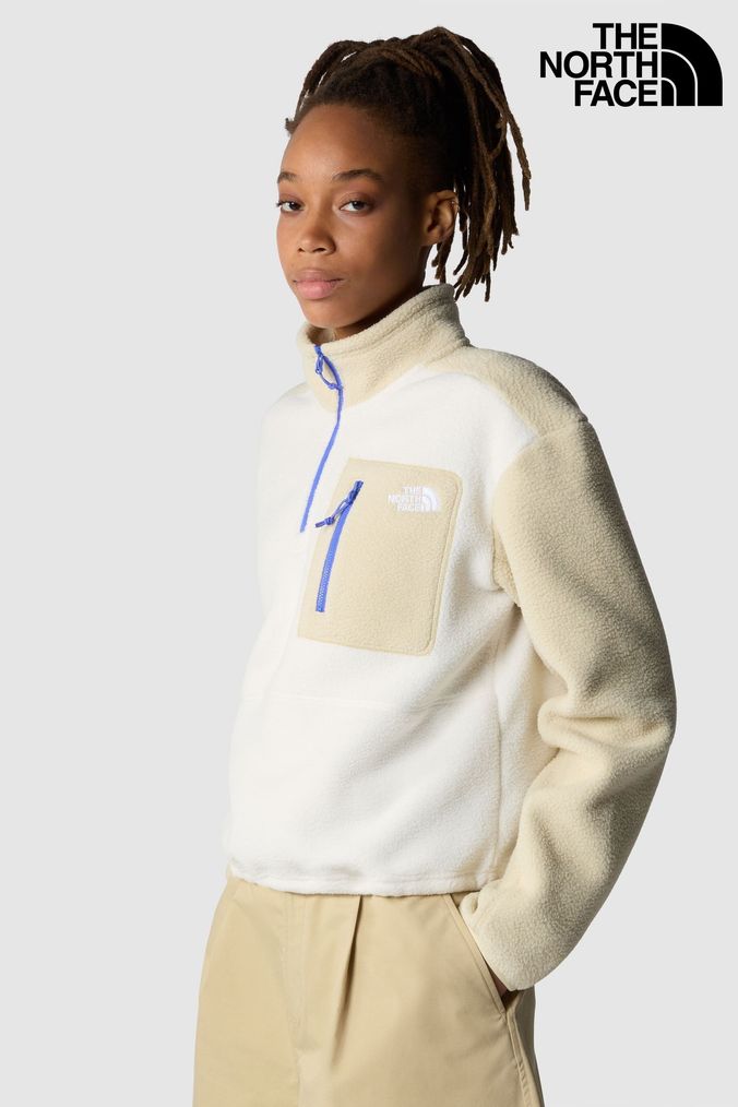 White north face 2025 fleece