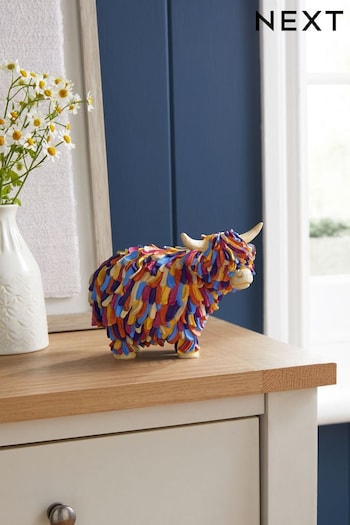 Bright Multi Hamish the Highland Cow Ornament (731593) | £20
