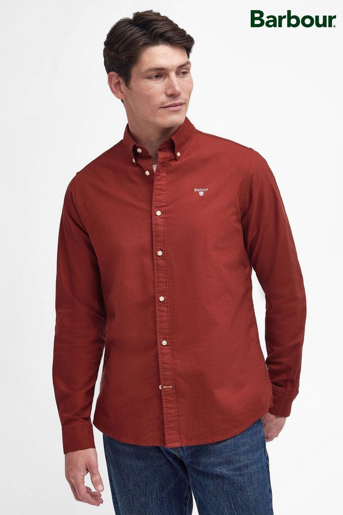 Barbour jeans mens red best sale