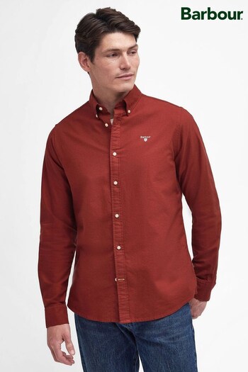 Barbour® Brick Oxtown Classic Oxford Long Sleeve Cotton Shirt (731947) | £70