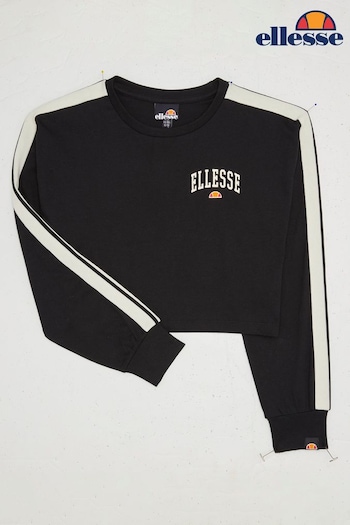 Ellesse Junior Valpiana Black Sweatshirt (732638) | £20