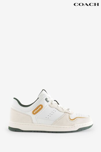 COACH White Low Top Trainers (733773) | £250