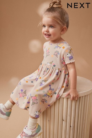 Multicoloured Short Sleeve Peppa Pig Dress (3mths-7yrs) (733957) | £8 - £10