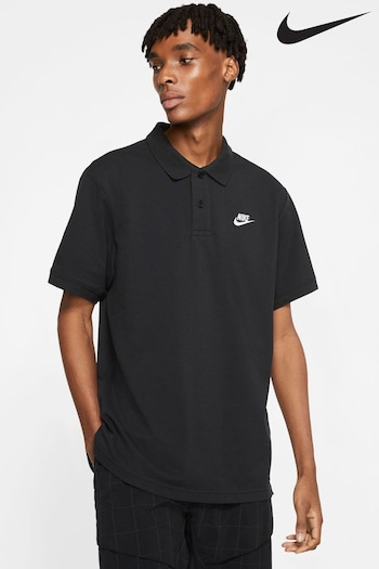 Nike Black Sportswear Polo knitted (733969) | £33