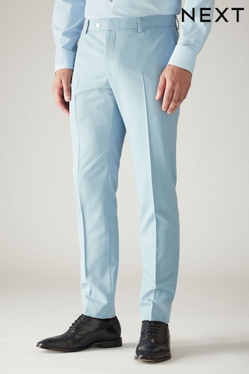 Light Blue Skinny Motionflex Stretch Suit Trousers (734605) | £40