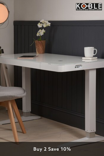 Koble White Lana Smart Height Adjustable Desk (735169) | £599