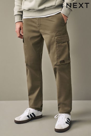 Tan Brown Regular Fit Cargo Trousers (735686) | £30