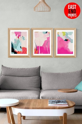 East End Prints Pink Lune Pink Sky Wall Set by Ana Rut Bre (735774) | £135 - £360