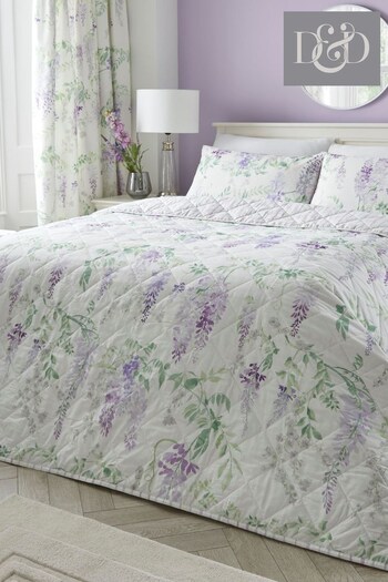 D&D Purple Wisteria Bedspread (736335) | £50
