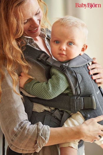 BabyBjörn Grey Cotton Mix Baby Carrier One (736518) | £175