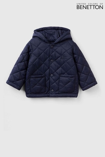 Benetton Navy Blue Quilted Jacket (738120) | £29.95