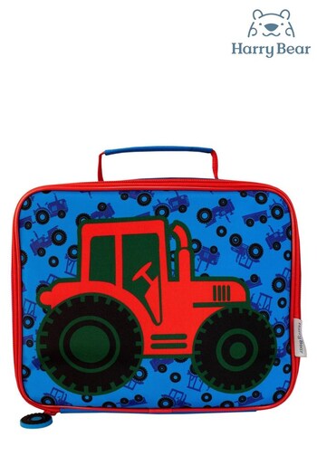Harry Bear Blue Tractor Boys Lunch Bag (739103) | £11