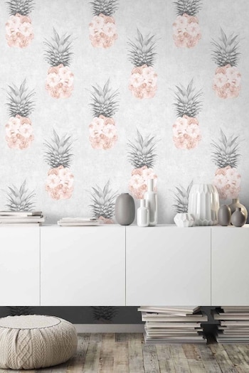 Woodchip & Magnolia Pink Ludic Wallpaper (739249) | £110