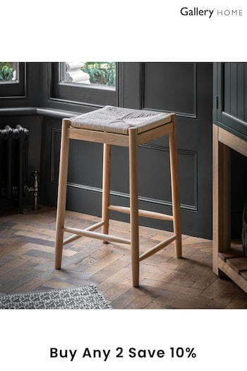 Gallery Home Natural Leroy Rope Stool (739279) | £230