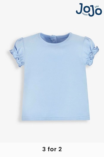 JoJo Maman Bébé Blue Pretty T-Shirt (739385) | £12