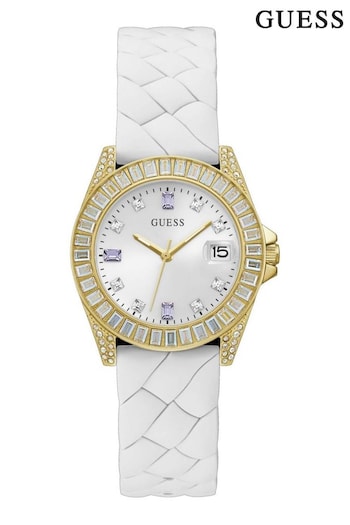 Guess rba Ladies Opaline White Watch (739588) | £185