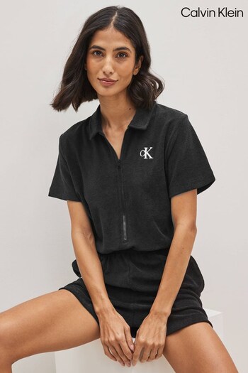 Calvin Klein CK Monogram Black Romper (740465) | £70