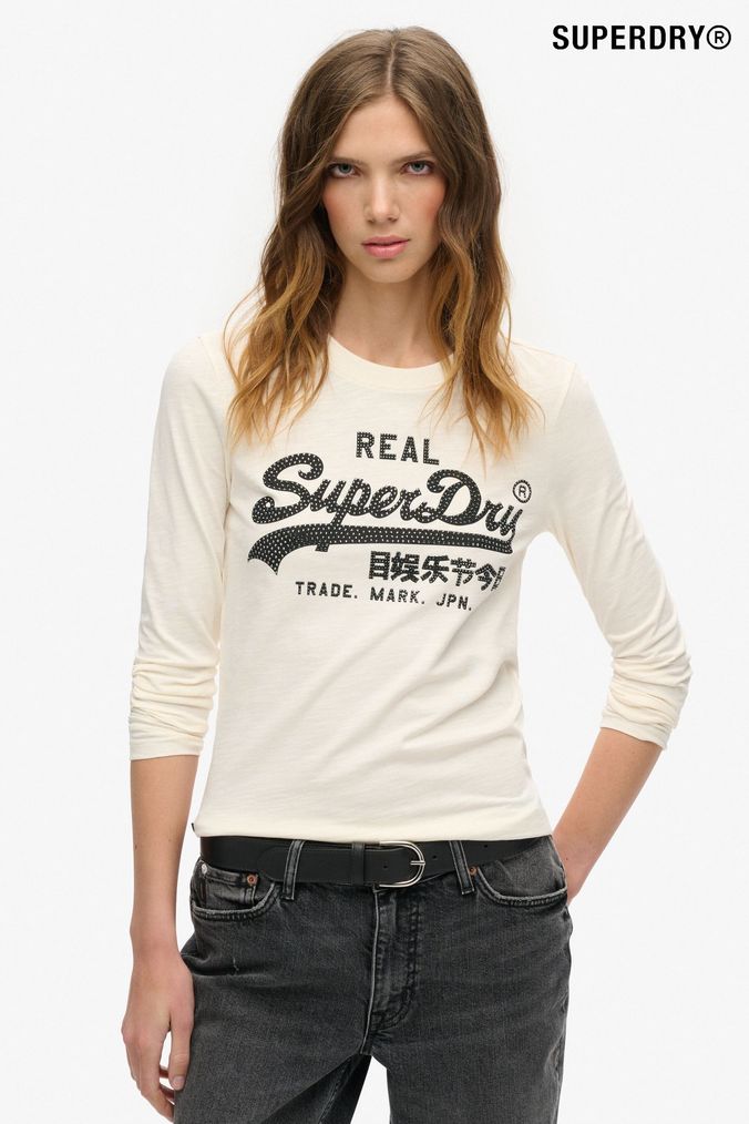 Superdry long sleeve t shirt women's online