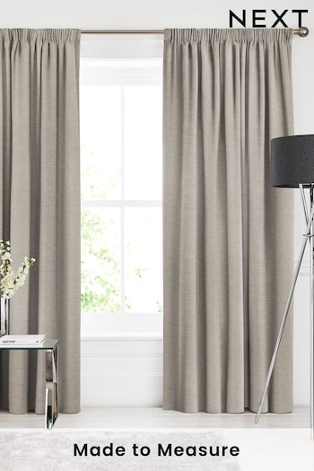 Sand Natural Soho Made To Measure Curtains (740997) | £100