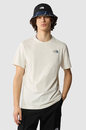 The North Face Cream Mens Redbox Short Sleeve T-Shirt (742589) | £28