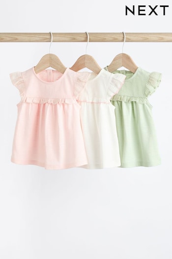 Green Baby Short Sleeve Tops 3 Pack (743469) | £13 - £15