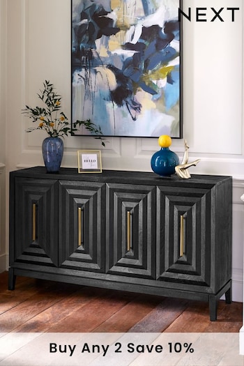 Black Large Ritz Sideboard (743533) | £999