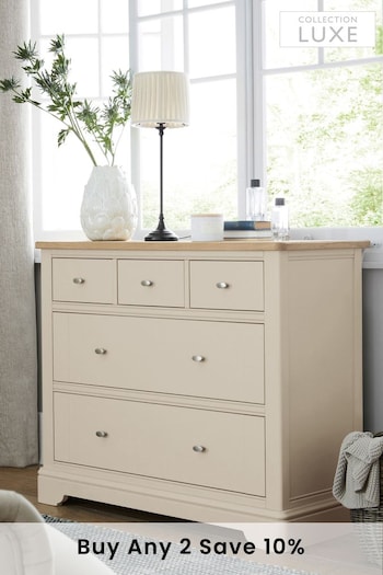 Stone Hampton Painted Oak Collection Luxe 5 Drawer A-Z Boys Brands (743953) | £850