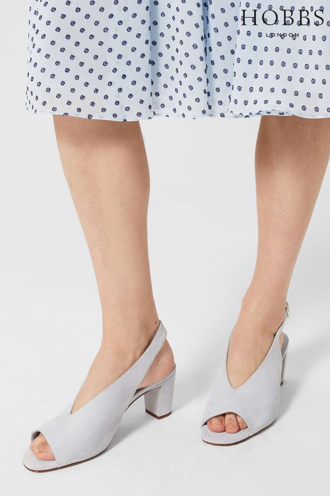 Buy Women s Hobbs Blue Workwear Peep Toe Label Footwear Online Labo franceShops