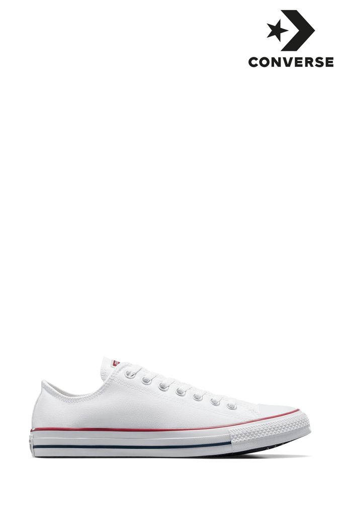 Converse White Regular Fit Chuck Taylor All Star Ox Trainers (744887) | £55