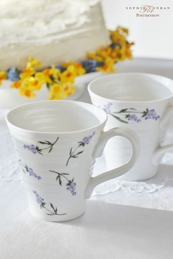 Portmeirion Sophie Conran Lavandula Set of 2 Mugs (744961) | £33