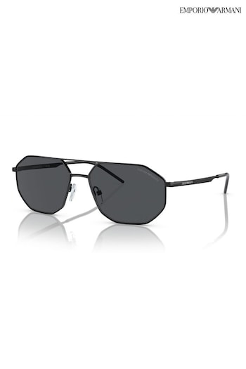Emporio Armani EA2147 Black Sunglasses Blau (745109) | £166