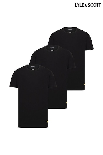 Lyle & Scott Black Lounge T-Shirts after 3 Pack (745568) | £32