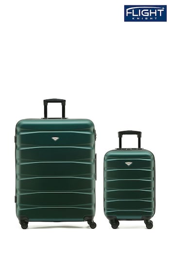 Set Of 2 Large Check-In & Small Carry-On Hardcase Travel Suitcase (746475) | £110