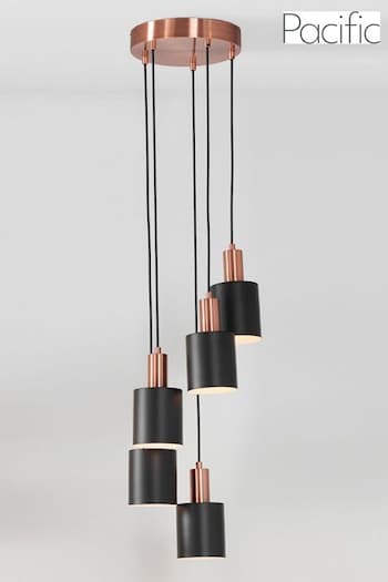 Pacific Black Biba Antique 5 Drop Pendant (746498) | £150