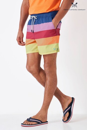 Crew Clothing Company Yellow Stripe Swim Shorts (746924) | £45
