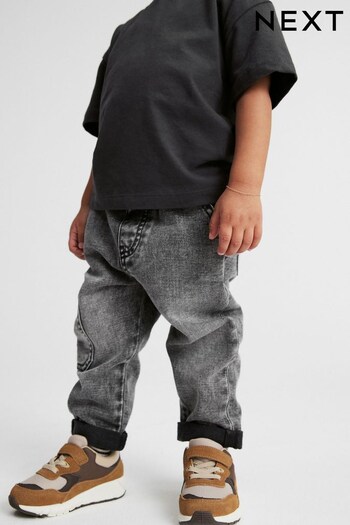 Grey Denim Utility Look Jeans (3mths-7yrs) (747000) | £12.50 - £14.50