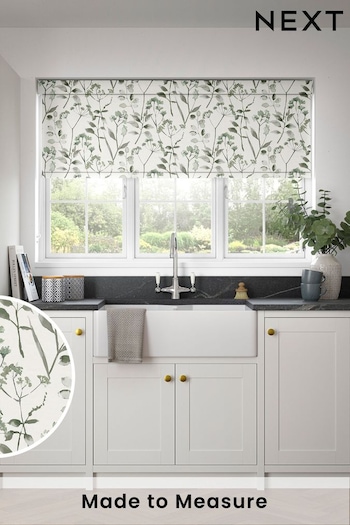 Green Isla Floral Made to Measure Roller Blind (747630) | £57