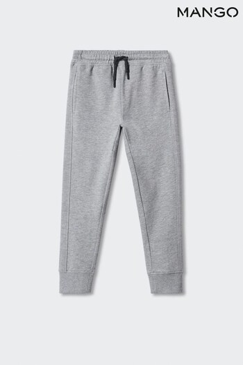Mango Grey Textured Jogger Trousers (748424) | £9