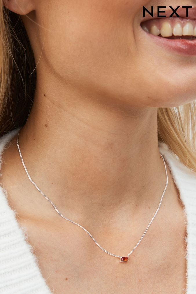 Women's birthstone sale necklaces
