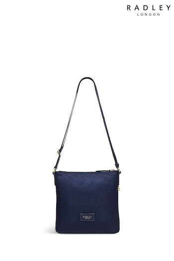 Radley London Small Blue Pocket Essentials Responsible  Zip-Top Cross-Body Bag (749738) | £79