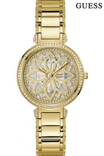 Guess Ladies Gold Tone Lily Watch (750424) | £185