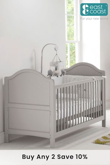 East Coast Grey Toulouse Cot Bed (750948) | £340