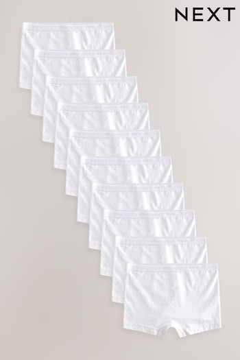 White Shorts Soft 10 Pack (2-16yrs) (750974) | £20 - £32