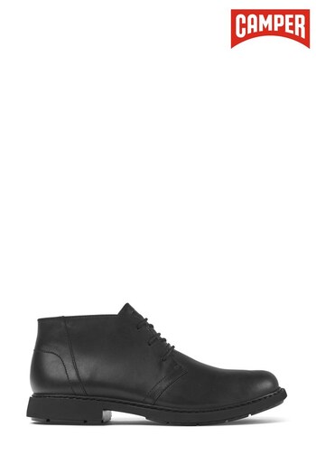 Camper Mens Neuman Leather Ankle Black Boots (751322) | £145