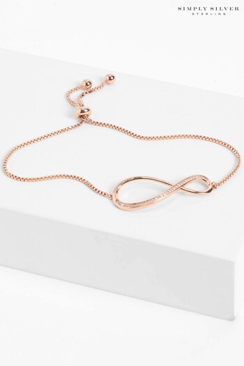 Mood Pink Infinity Toggle Bracelet (751531) | £26