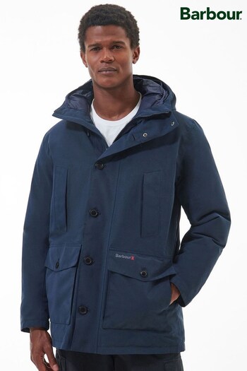 Barbour® Blue Antartic Parka Jacket (751585) | £349