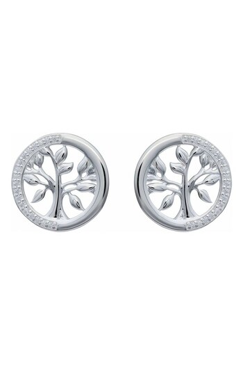 Unique & Co Ladies Collection Silver Tone Earrings (751902) | £59