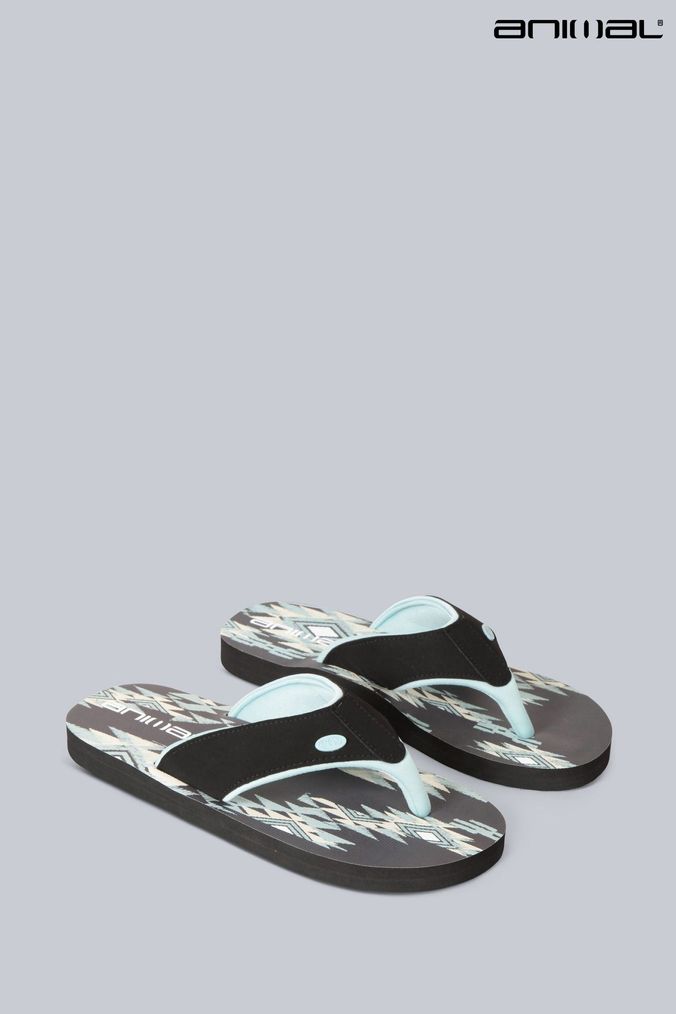 Animal Womens White Fiery Coral Swish Recycled Flip Flops (751933) | £22
