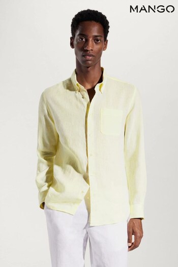 Mango Slim-Fit Linen Shirt (752116) | £50
